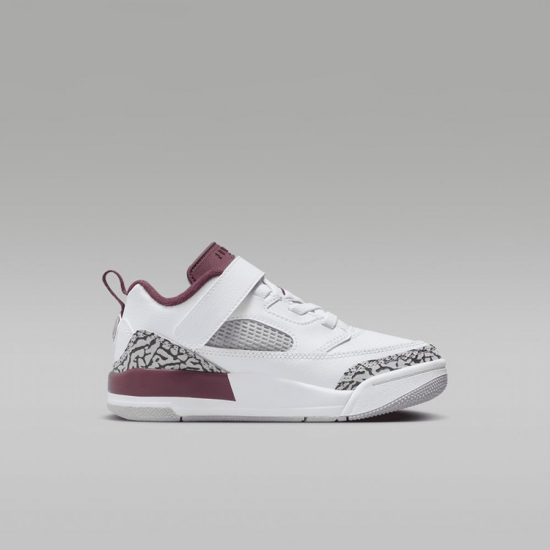 Nike Jordan Spizike Low Lasten Kengät Valkoinen Harmaat Tummanharmaat Punainen | 265VIQHPK