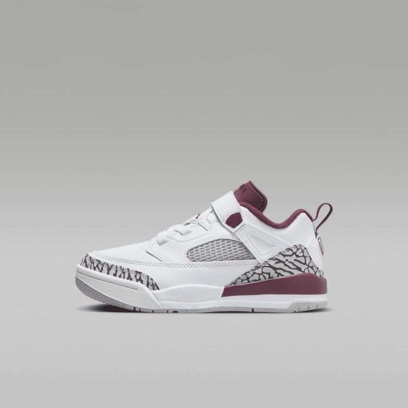 Nike Jordan Spizike Low Lasten Kengät Valkoinen Harmaat Tummanharmaat Punainen | 265VIQHPK