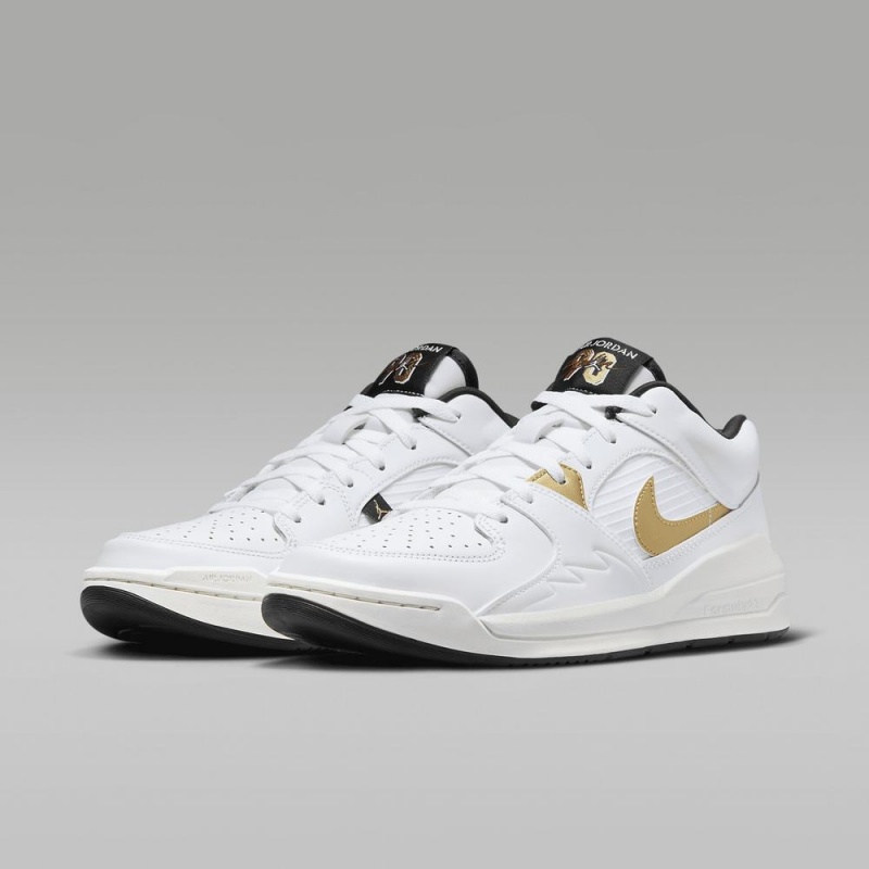 Nike Jordan Stadium 90 Miesten Kengät Valkoinen Mustat Metal Kultaiset | 214JIWHPX