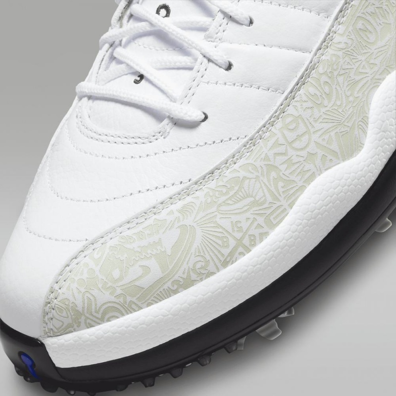 Nike Jordan XII G Miesten Kengät Valkoinen Kuninkaallinen Sininen Mustat | 560EYDLCB
