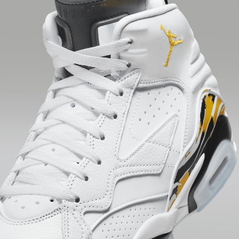 Nike Jumpman MVP Miesten Kengät Valkoinen Mustat Keltainen | 096FNAVBP