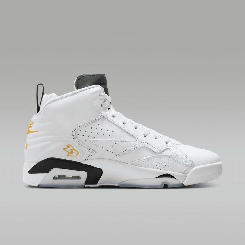 Nike Jumpman MVP Miesten Kengät Valkoinen Mustat Keltainen | 096FNAVBP