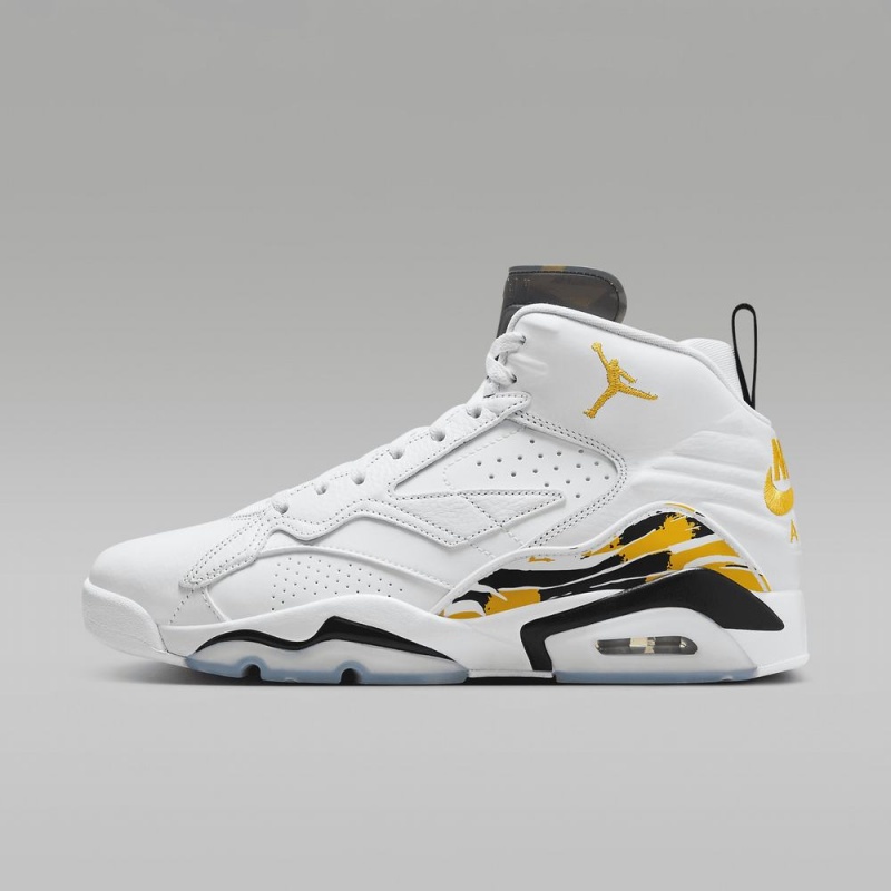 Nike Jumpman MVP Miesten Kengät Valkoinen Mustat Keltainen | 096FNAVBP