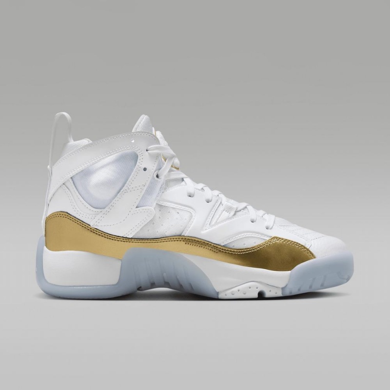 Nike Jumpman Two Trey Naisten Kengät Valkoinen Metal Kultaiset | 025HFWERG