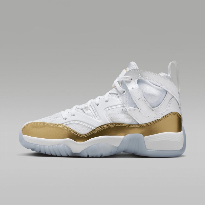 Nike Jumpman Two Trey Naisten Kengät Valkoinen Metal Kultaiset | 025HFWERG