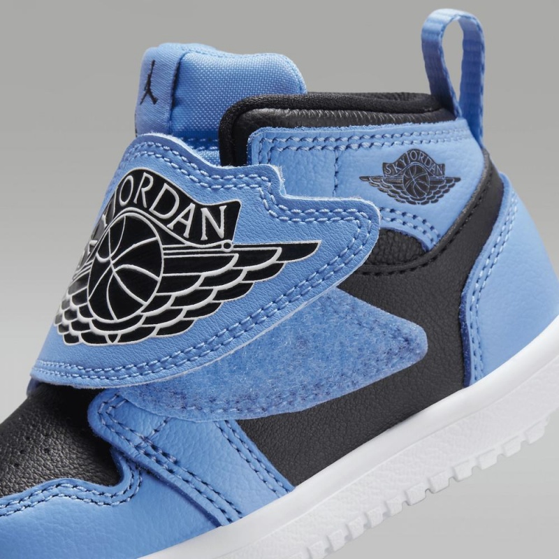Nike Sky Jordan 1 Lasten Kengät Sininen Valkoinen Mustat | 759XCMGHB