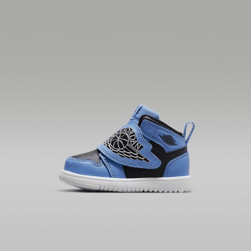 Nike Sky Jordan 1 Lasten Kengät Sininen Valkoinen Mustat | 759XCMGHB